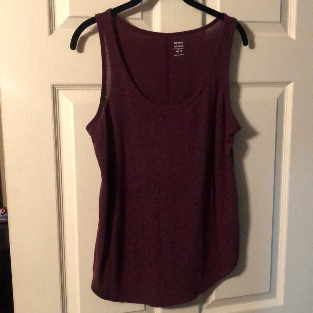 Burgundy Tank Top